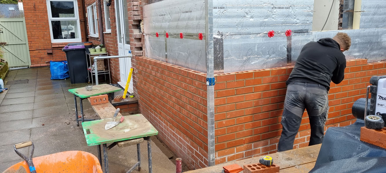 The Access Building Solutions team on site