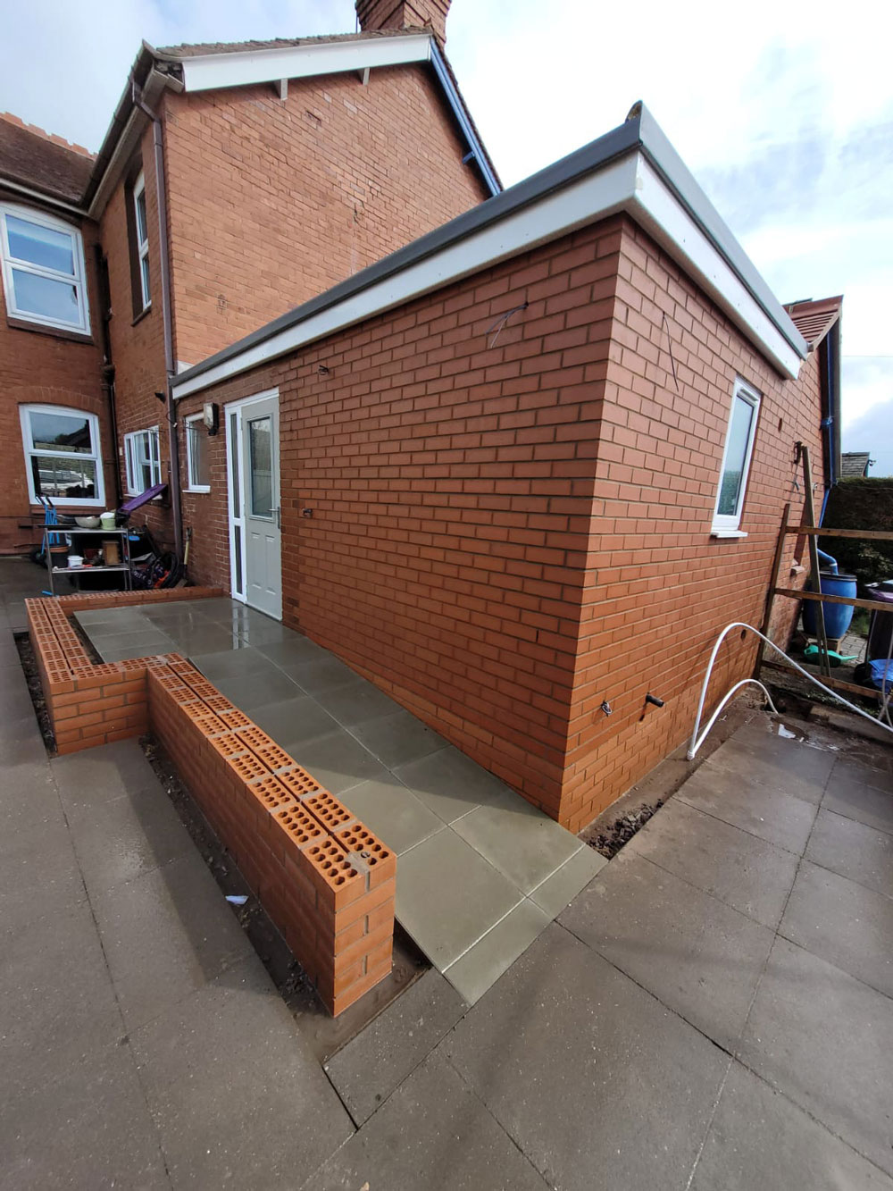 The Access Building Solutions team on site